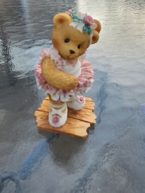 Vintage 1996 Cherished Teddies "Mindy" Ballerina Figurine